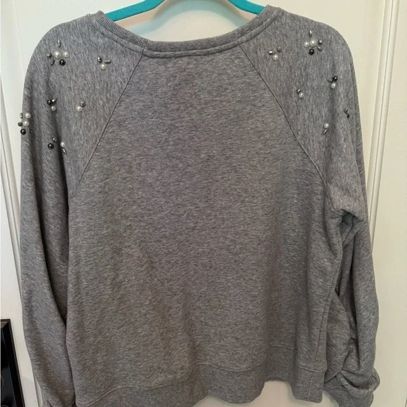 Stella & Dot Long Sleeve Top with Beads US L - Picture 3 of 4